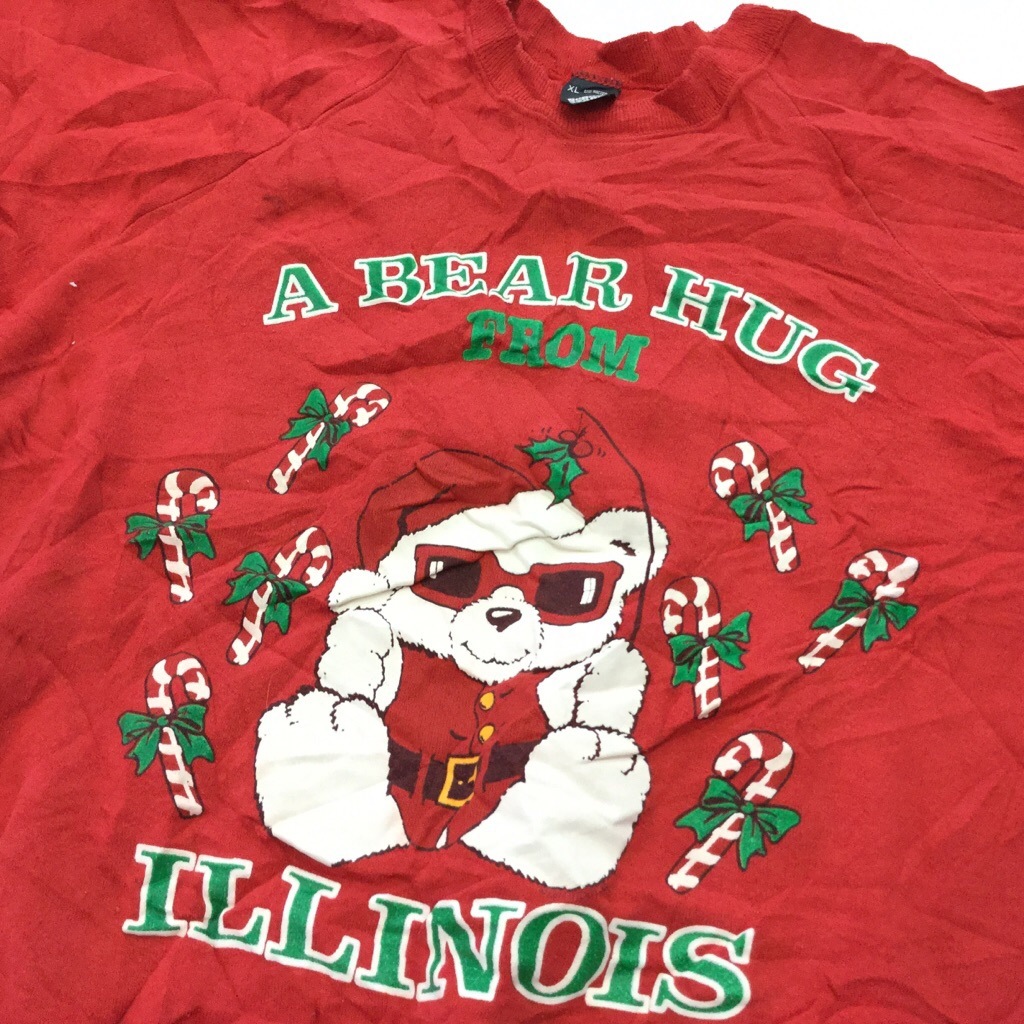 ����ꥫ���� ��ǥ����� ���ꥹ�ޥ��������åȥȥ졼�ʡ� MADE IN U.S.A. SCREENSTARS XL/�֡���å� �������� ���� �����ǥ� X'mas �����å� ���岷 ����̵�� ͢����