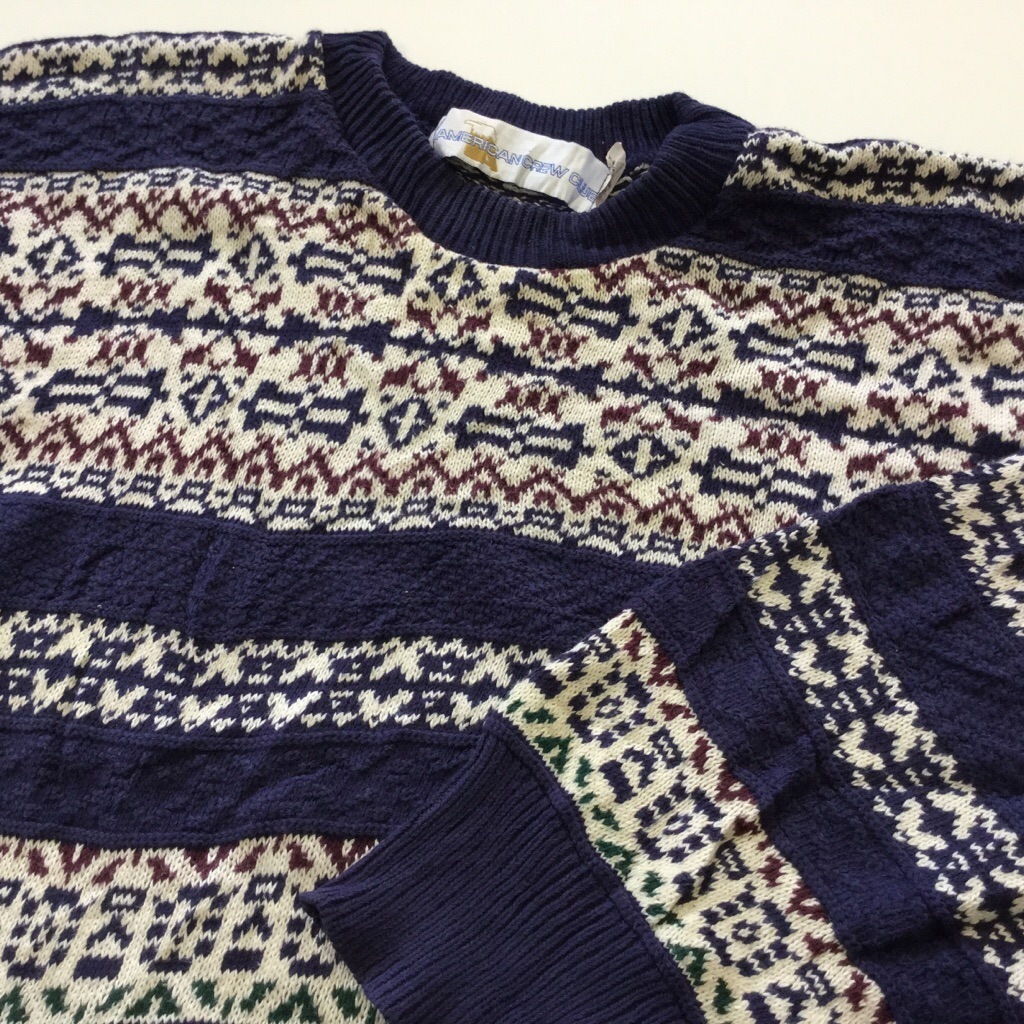 ����ꥫ���� AMERICAN CREW CLUB ������������ �˥å� MADE IN U.S.A. ����̵�� L/��x��x���� ��ʪ ���� �ܡ����� ��������Ԥ� ���롼�ͥå� ͢���� ���岷 ����