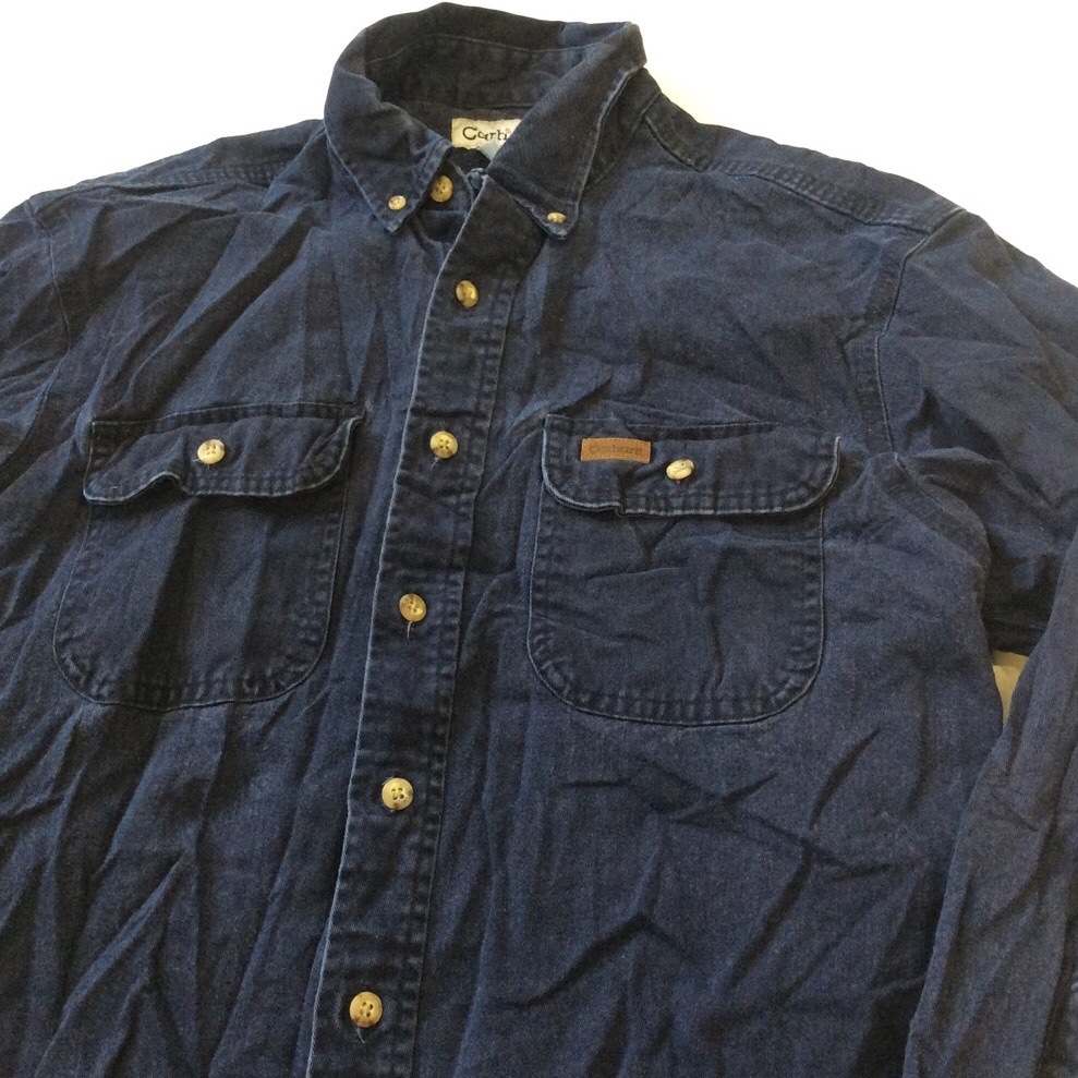 CARHARTT カーハート ワークシャツ 長袖シャツ 無地 送料無料 M/紺・ネイビー アメリカ輸入 USA アメカジ ブランド ロゴ フラップ付き フェイド ヘビーシャツ DIY 作業着 古着卸 業販-SPEC.CO.,LTD. CARHARTT カーハート ワークシャツ 長袖シャツ 無地 送料無料 M/紺・ネイビー アメリカ輸入 USA アメカジ ブランド ロゴ フラップ付き フェイド ヘビーシャツ DIY 作業着 古着卸 業販-SPEC.CO.,LTD.