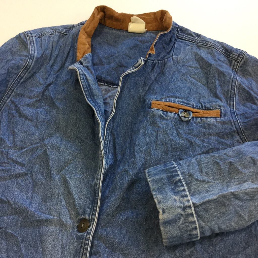 Jantzen ����󥻥� ����ꥫ���� ��ǥ����� �ǥ˥ॸ�㥱�å� �ơ��顼�ɥ��㥱�å� ����̵�� L����/�֥롼 ��ĥܥ��� USA ����� ͢����