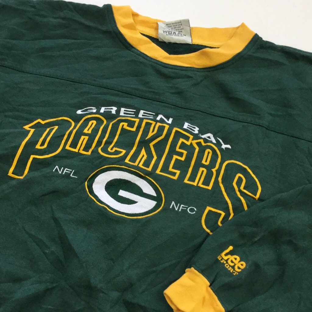 Lee SPORT �꡼ ���ݡ��� PACKERS �������å� �ȥ졼�ʡ� ����̵�� L/�С����꡼�� ����ꥫ���� NFL NFC ���岷 ���� �����å�͢����