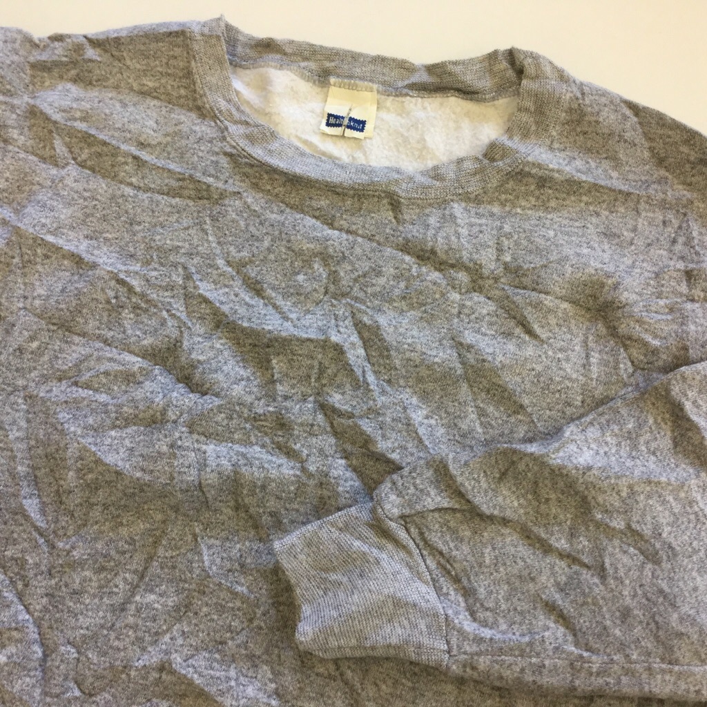 Healthknit �إ륹�˥å� ̵�ϥ������å� �ȥ졼�ʡ� ������� ����̵�� L/���ߤꥰ�졼 MADE IN U.S.A. ����ꥫľ͢�� ���ᥫ�� ����å� �ץ졼�� �����å� ���� ���岷 ����