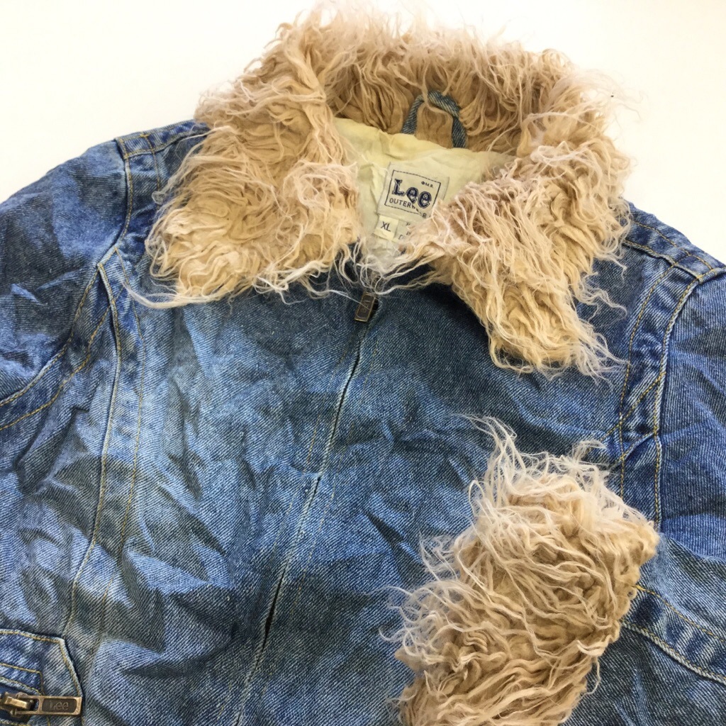 Lee ꡼ ꥫľ͢ ǥ ǥ˥ॸ㥱å  ̵ XL/ǥ˥֥롼 եե åץåץ㥱å ֥ USA   礭 ӥå С