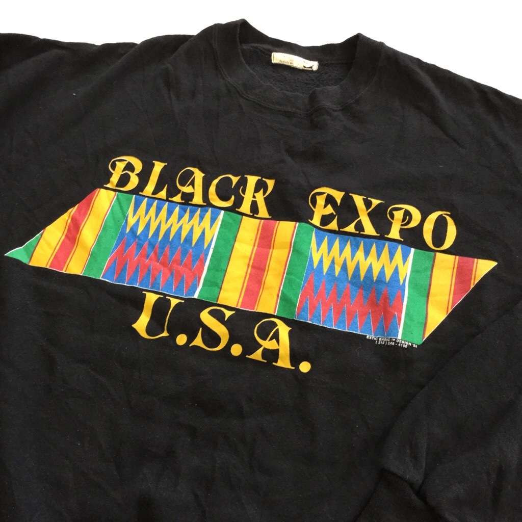 BLACK EXPO U.S.A. 1994 �������å� �ȥ졼�ʡ� ����̵�� XXL����/�����֥�å� ����ꥫ͢�� ���ᥫ�� �礭�� �ӥå� �饹�����顼 ���岷 ����