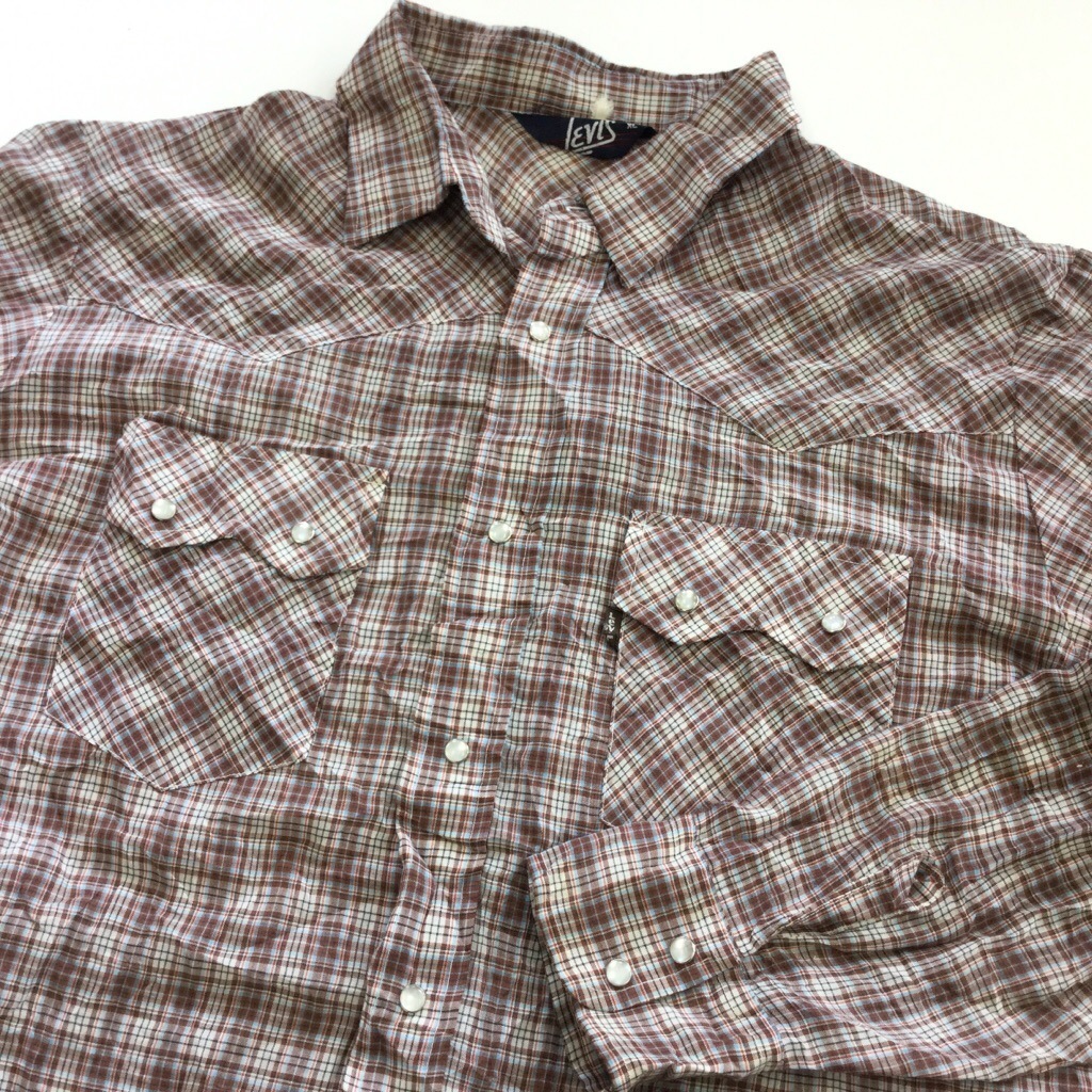 Levi��s �꡼�Х��� ����ꥫ���� �ӥ�ơ��� Ĺµ���������󥷥�� ���ʥåץܥ��� ����̵�� ��� XL/��x��� �����å��� USA ���ᥫ�� �����ܡ��� �������� ���岷 ���� �礭�� �ӥå� �����С�