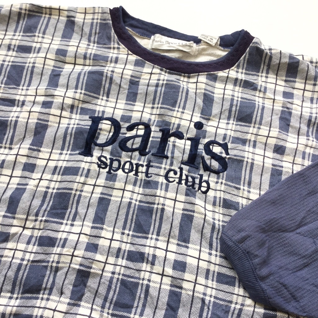 ����ꥫ���� ��ǥ����� �����å��������å� �ȥ졼�ʡ� L/��x�� paris �ѥ� sport club �����å� ���岷 ����̵�� ͢����