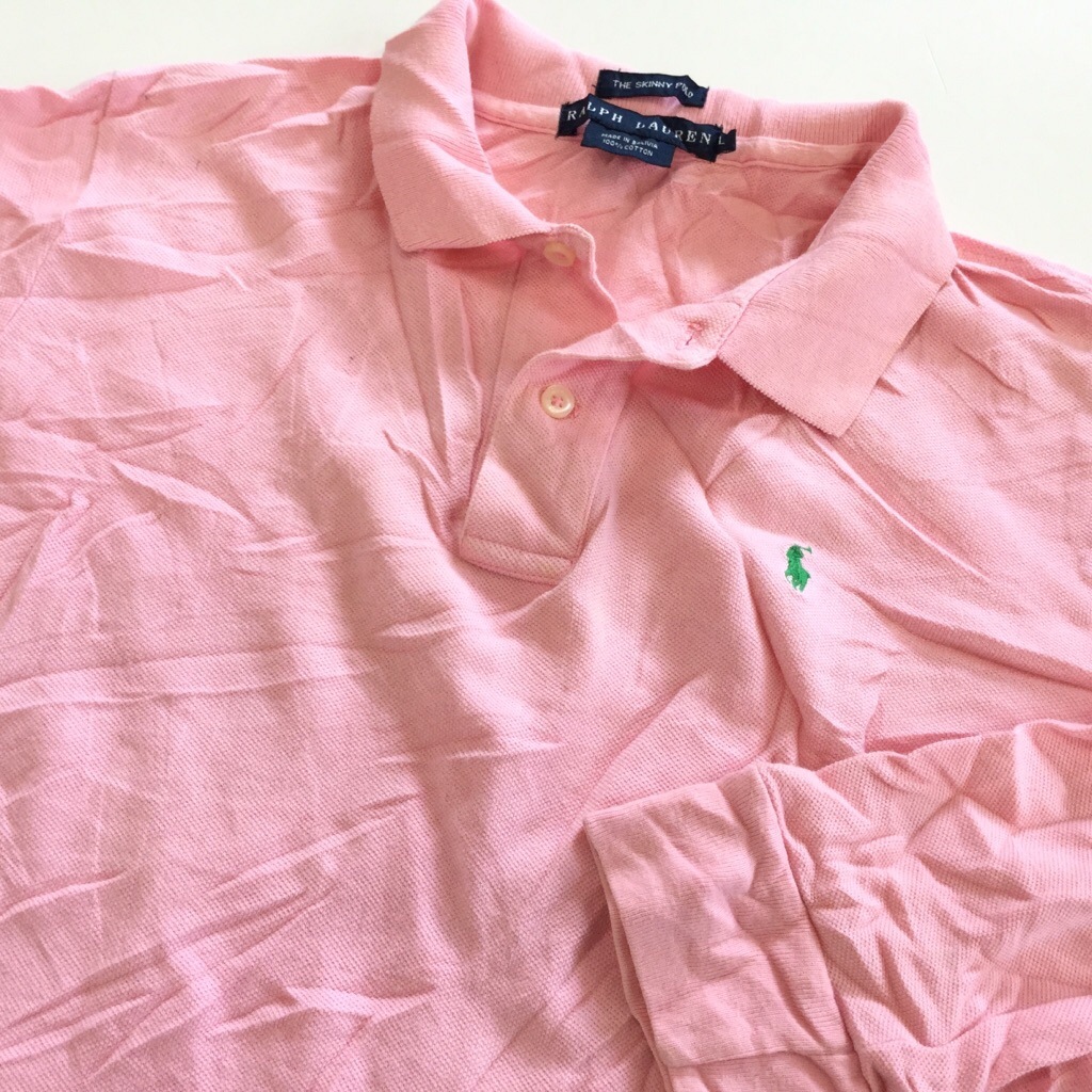RALPH LAUREN ���ե������ ����ꥫľ͢�� Ĺµ�ݥ������ ��ǥ����� L/�ԥ� ����̵�� THE SKINNY POLO �֥��� USA ���岷 ����