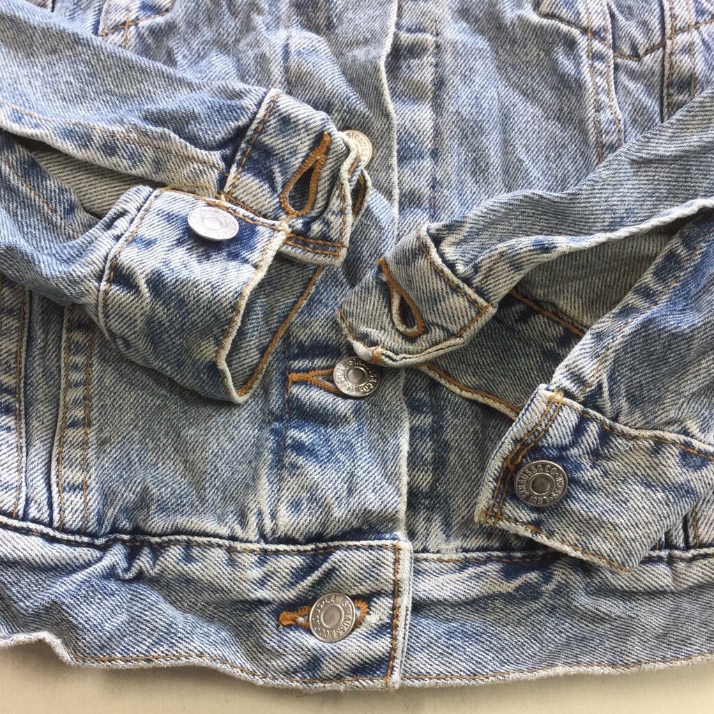 Levi's �꡼�Х��� ��ǥ����� �ǥ˥ॸ�㥱�å� ��������� ����̵�� M/�֥롼 �ܥ���ե饤 ����ꥫ���� MADE IN USA ����� ͢���� 77434-0220