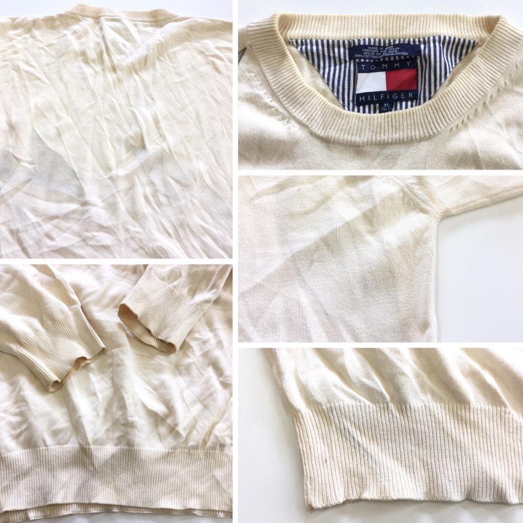 TOMMY HILFIGER �ȥߡ��ҥ�ե����� �˥å� ���åȥ󥻡����� ���ݥ���� ����̵�� ��� XL/���եۥ磻�� ����ꥫ͢�� USA ���ᥫ�� �֥��� ̵�� �ץ졼�� ���岷 ���� �礭�� �ӥå� �����С�