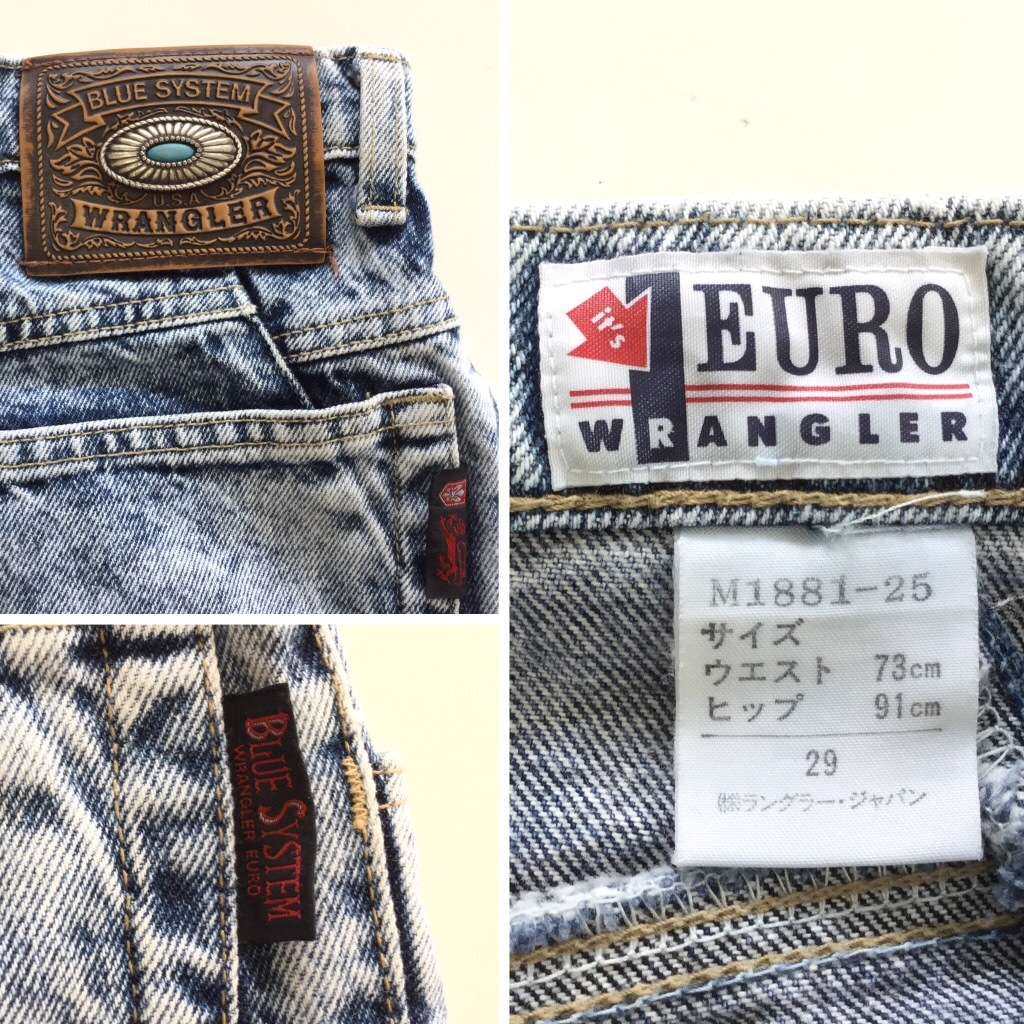 Wrangler Euro ラングラー Bluesystem Usa リメイク デニムショーツ W29 ケミカルウォッシュ カットオフ 送料無料 ジーンズ デニムパンツ ハーフパンツ ブランド 日本製 国内古着 ー品切れー Spec Co Ltd