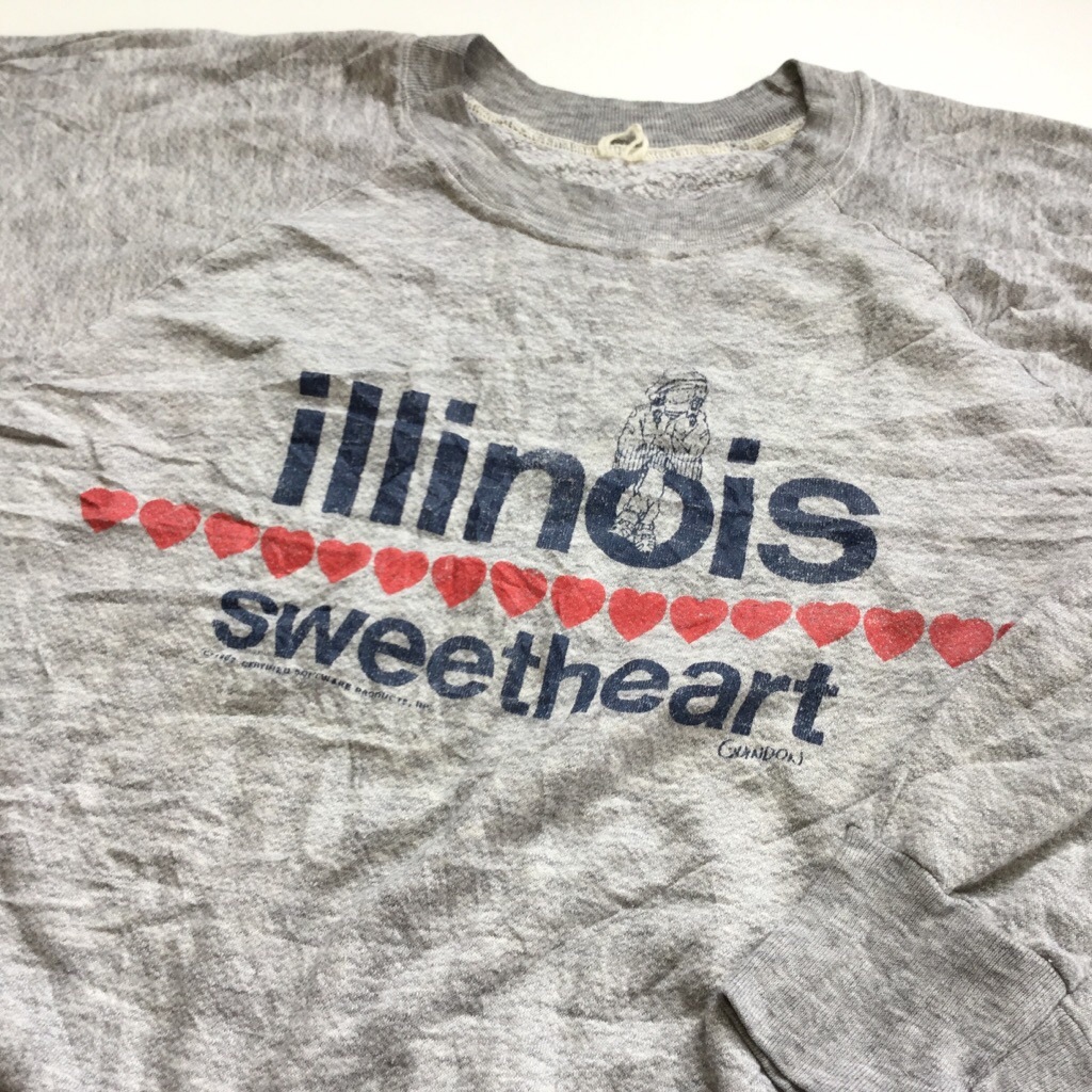 illinois ����Υ� sweetheart �������ȥϡ��� ����ꥫ���� �ӥ�ơ��� �������å� �ȥ졼�ʡ� ����̵�� ��� S-M/���ߤꥰ�졼 ������� �饰��� ����� ���ᥫ�� �ϡ��� �����å� USA ���岷