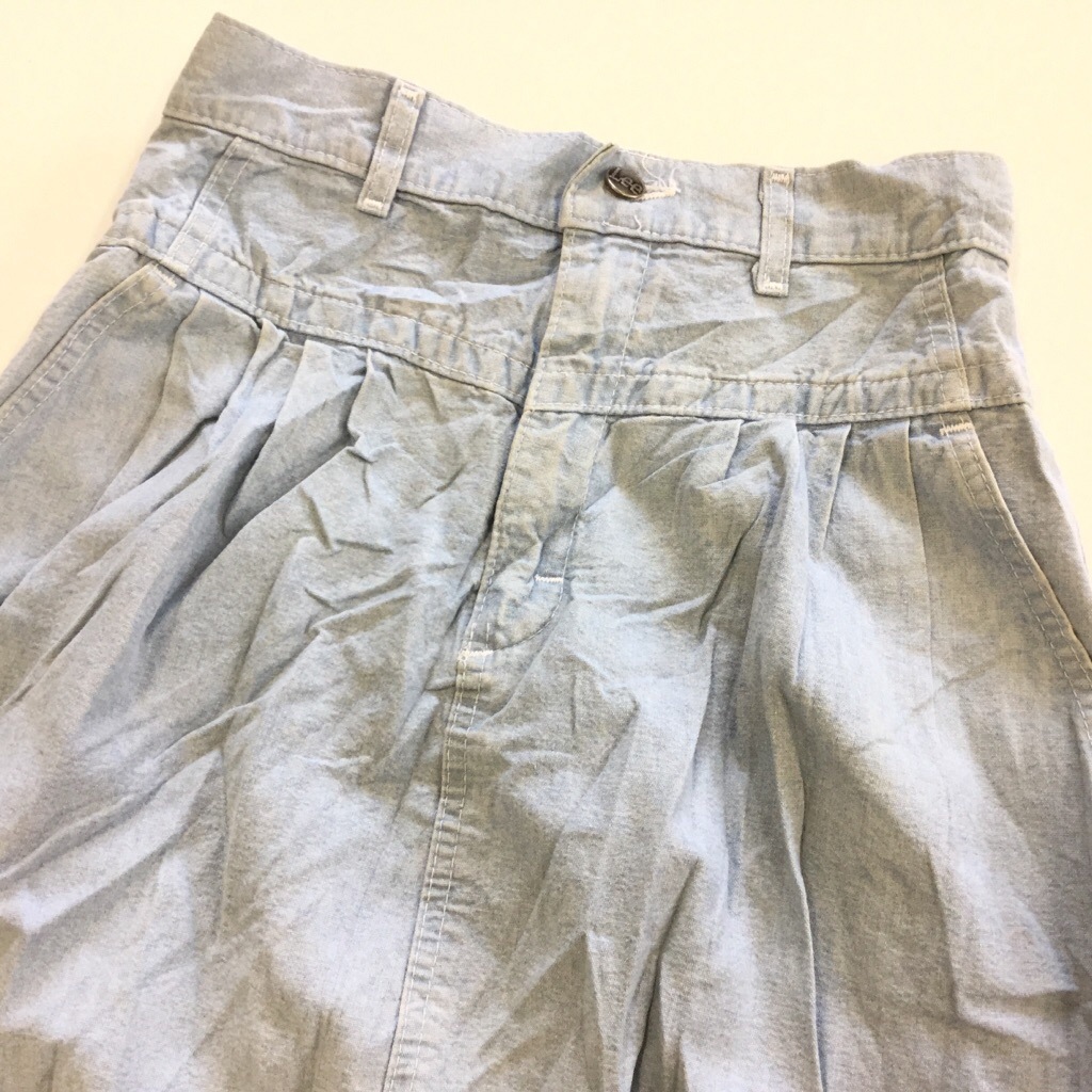 Lee �꡼ �ǥ˥ॹ������ 9/�������֥롼 MADE IN USA ����ꥫľ͢�� �ץ꡼�� ���㥶�� �ߥ��� ��� ����̵�� US���� ���岷 ����