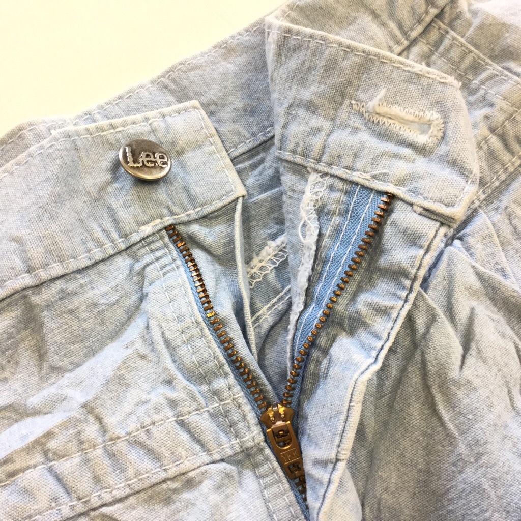 Lee �꡼ �ǥ˥ॹ������ 9/�������֥롼 MADE IN USA ����ꥫľ͢�� �ץ꡼�� ���㥶�� �ߥ��� ��� ����̵�� US���� ���岷 ����