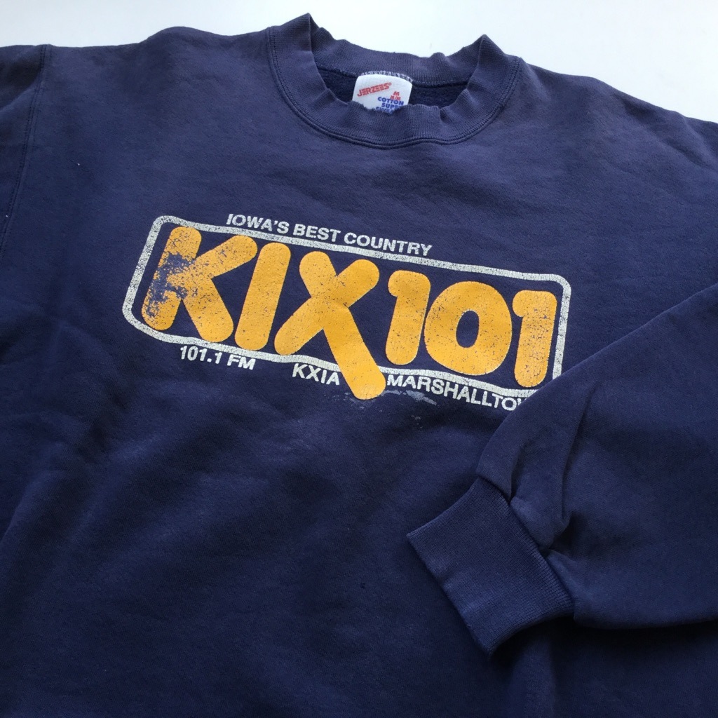 KIX 101 プリントスウェット アメリカ直輸入 オールド JERZEES トレーナー 送料無料 MADE IN U.S.A. メンズ M ...