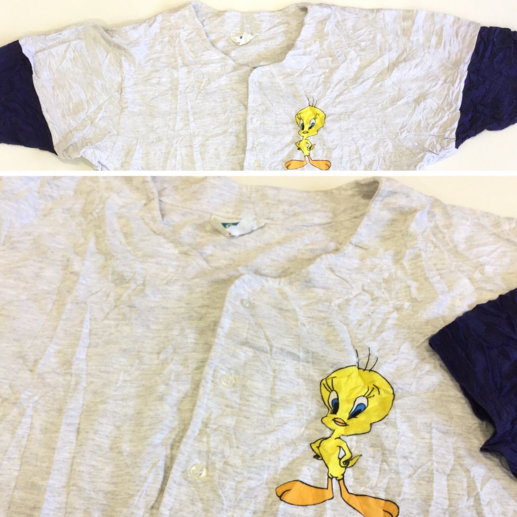 LOONEY TUNES �롼�ˡ��ƥ塼�� �ȥ������ƥ��� �١����ܡ��륷��� ȾµT����� ����̵�� ��� XL/���ߤꥰ�졼x�� Ⱦµ����� USA ���ᥫ�� ���ᥳ�� ����� ͢���� ���岷 �礭�� �ӥå� �����С�