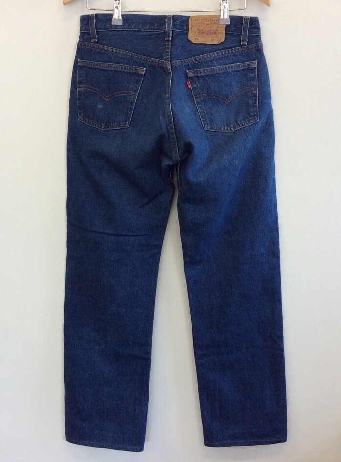 LEVI'S ������ MADE IN USA �֥롼������ W31 �ǥ˥�ѥ�� �꡼�Х��� �ӥ�ơ���