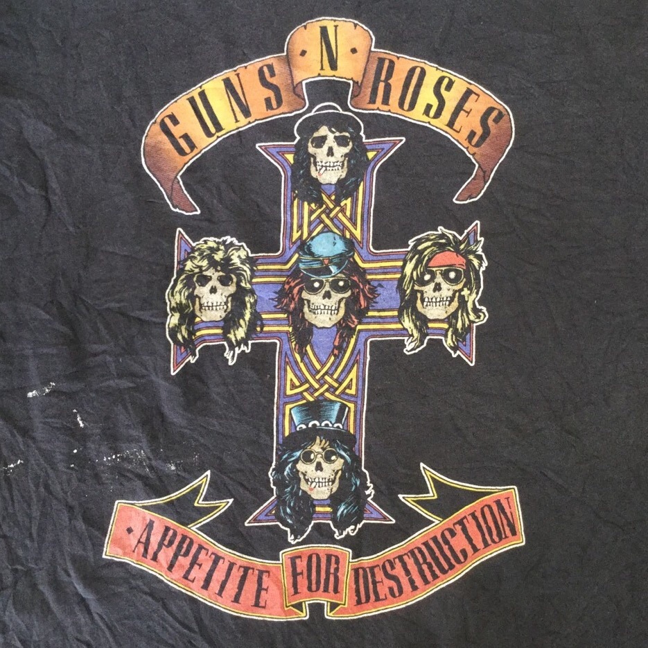 GUNS N ROSES 󥺥ɥ APPETITE FOR DESTRUCTION ȾµT L  Х ϡɥå ꥫ US