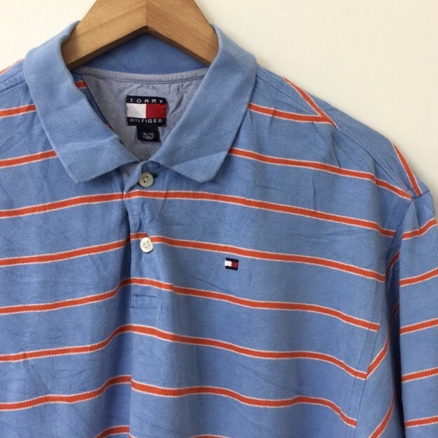 TOMMY HILFIGER �ȥߡ��ҥ�ե����� ����̵�� �ܡ����� Ⱦµ�ݥ������ XL/�忧 �֥��� ����� ���ݡ��� ���ᥫ�� USA ����ꥫ͢�� ���λ�