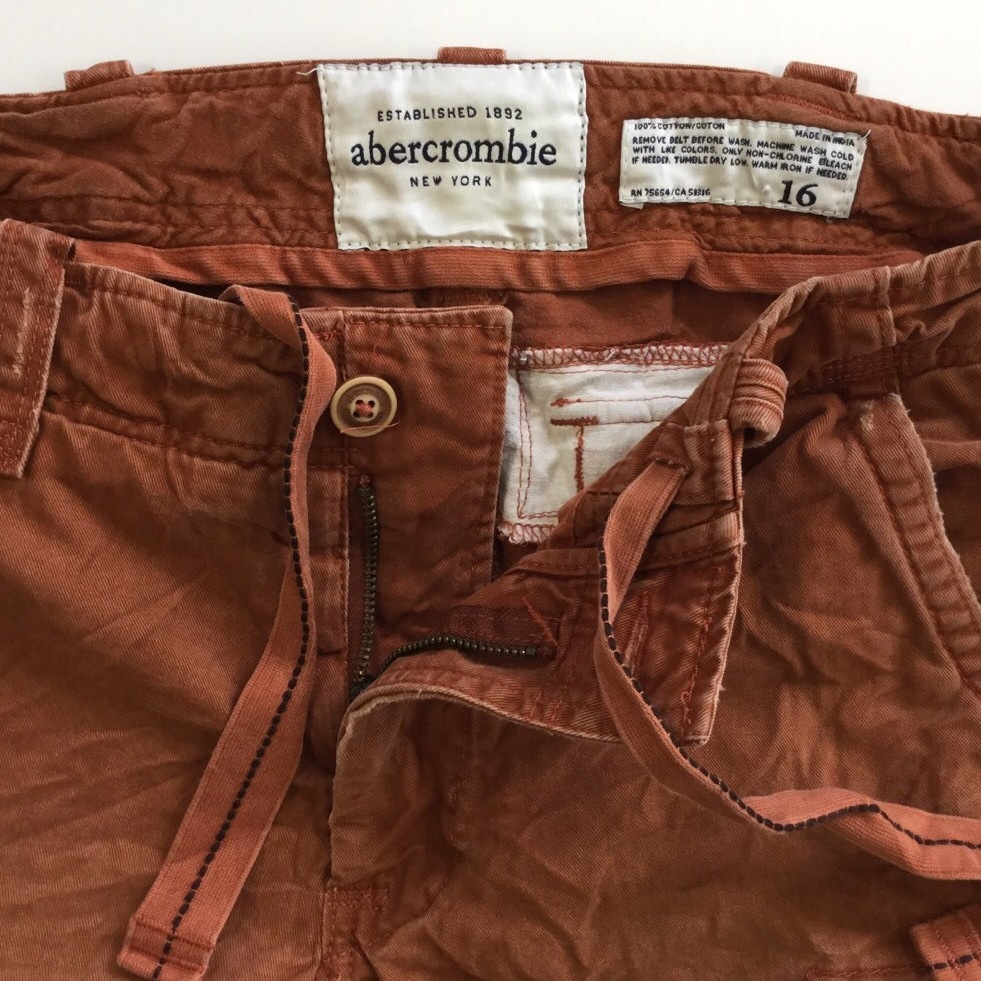 abercrombie Хӡ ѥ ꥫ͢ 硼 ̵ W32 16/ ûѥ ϡեѥ Хå ᥫ USA ֥
