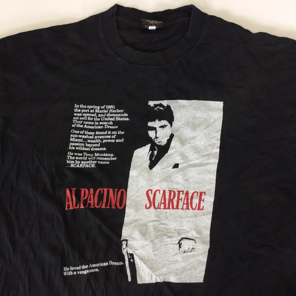 ALPACINO SCARFACE ȾµT ̵ XL/ ꥫľ͢ ѥ ե ǲ 