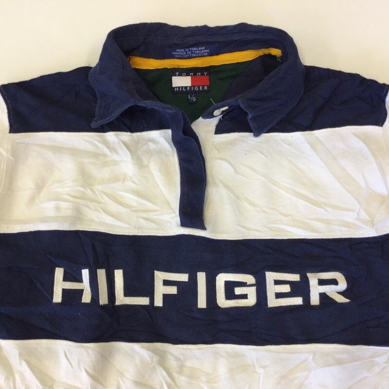 TOMMY HILFIGER 90's �ȥߡ��ҥ�ե����� ����̵�� �ܡ����� Ĺµ�ݥ������ ��ǥ����� L/�忧 �֥��� ����� ���ݡ��� ���ᥫ�� USA ����ꥫ͢�� ���λ�