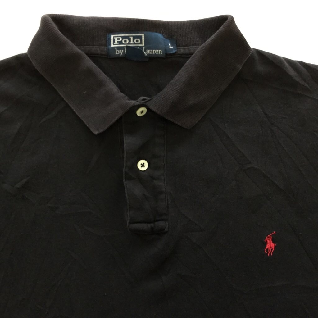 Polo by Ralph Lauren �ݥ� ���ե������ Ⱦµ�ݥ������ L/���� ����ꥫľ͢�� ����̵�� �֥��� ����� ���ᥫ�� 2�ܥ��� USA