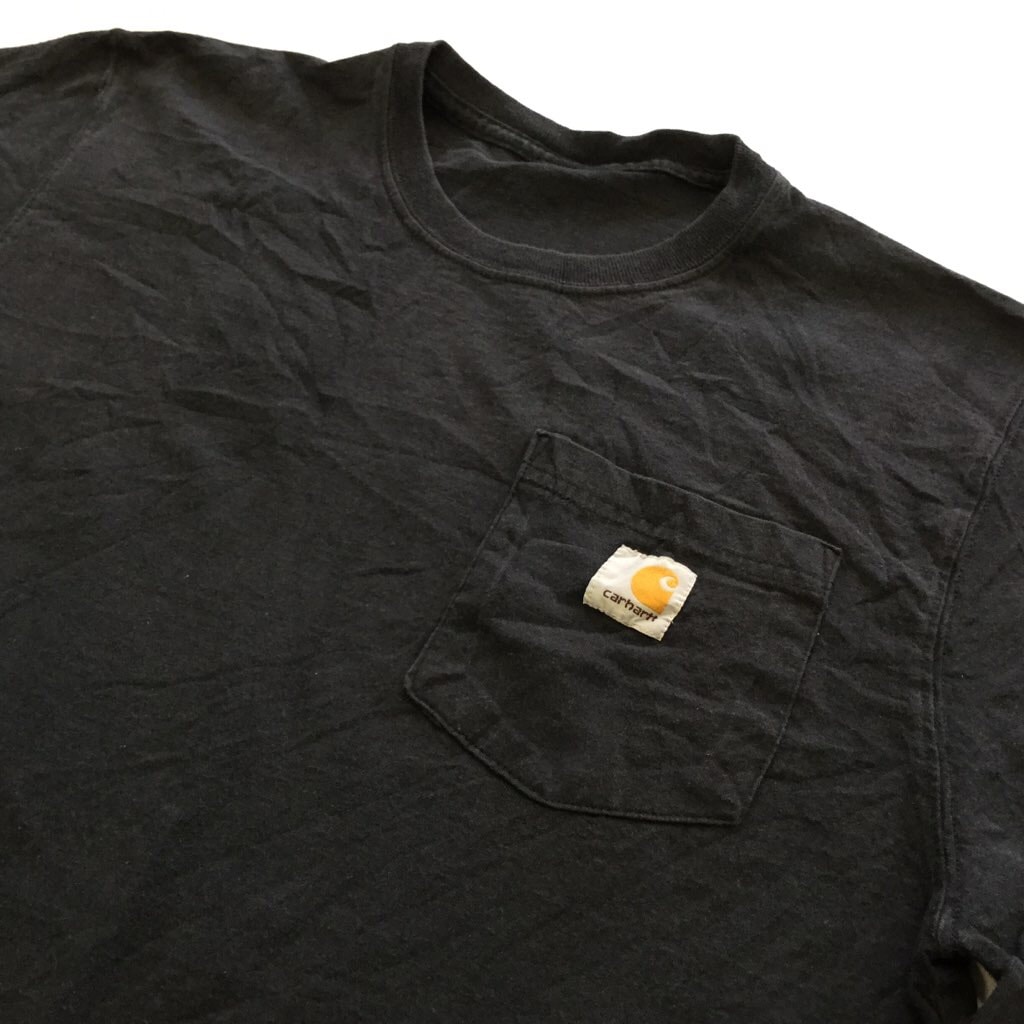 Carhartt �����ϡ��� ����ꥫ͢�� ĹµT����� S/���� ����̵�� ���� ���ݥ��å� ����T ����ץ� ��� �֥��� USA