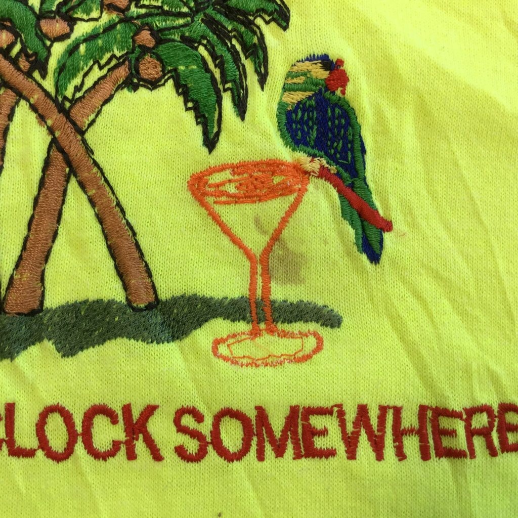 ����ꥫ͢�� IT'S 5O'CLOCK SOMEWHERE ȾµT����� ����̵�� XL/�ָ����� �ɽ� �꥾���� ������ �䥷���� USA �礭�� �ӥå�