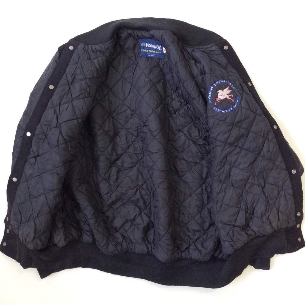 HOLLOWAY �ۥ������� ��������� ���������ॸ���ѡ� ����ɥ��㥱�å� ����̵�� XL/�����֥�å� ����ꥫ͢�� MADE IN USA ���ᥫ�� �ڥ����� �ɽ� ñ�� ���åȥ��� �礭�������� LL O �ӥå������� �����С������� ���岷 ����