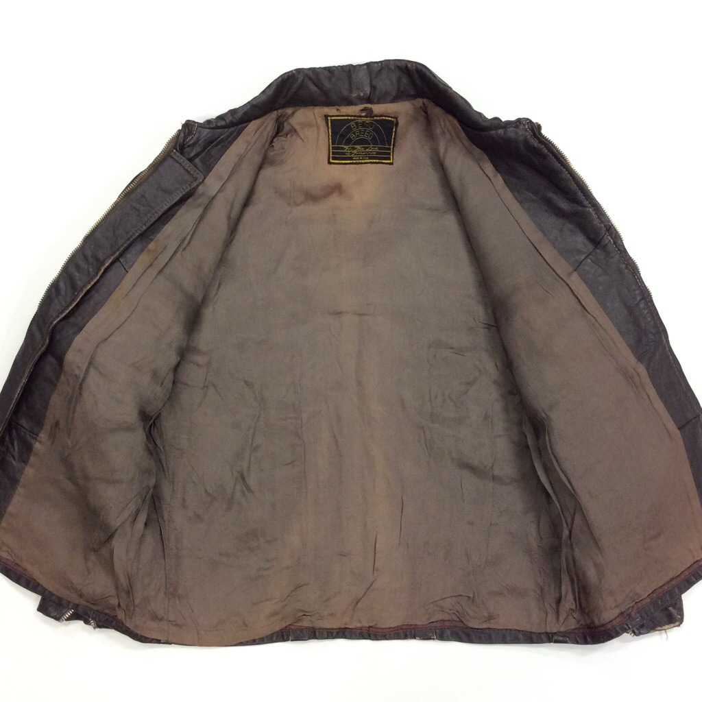 BEAU BREED �ܡ��֥꡼�� 70's �ӥ�ơ��� �쥶�����㥱�å� �ץ���� ����̵�� M/�㡦�������֥饦�� ����ꥫ͢�� MADE IN USA ���ᥫ�� �饤������ �Х����� �⡼�������ݡ��� ���󥰥� ������ơ��� ���岷 ���� ������ �����Х� �إӡ������