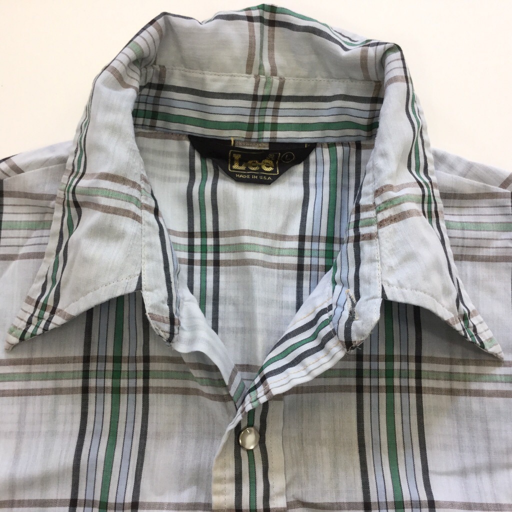 Lee �꡼ Ĺµ���������󥷥�� ���ʥåץܥ��� ����̵�� L/�忧�� MADE IN U.S.A. ���ᥫ�� ����ꥫ͢�� ���岷 ����