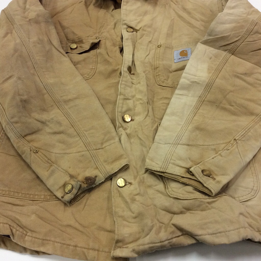 CARHARTT ϡ С 쥤ޥ󥸥㥱å 쥤 㥱å L-XL/ ꥫ͢ MADE IN USA ᥫ ֥ å Ϸ 礭 ӥå LL XO С 岷   ӥơ