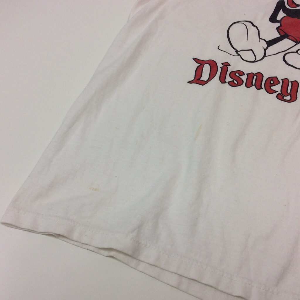 Disney ǥˡ ߥåޥ ١ܡT ȾµT ӥơ ̵ M/֡򡦥åɡۥ磻 ꥫ͢ MADE IN USA ᥫ 饰 ե  ֥ 岷  ˥å  ơ