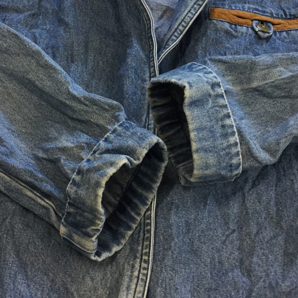 Jantzen ����󥻥� ����ꥫ���� ��ǥ����� �ǥ˥ॸ�㥱�å� �ơ��顼�ɥ��㥱�å� ����̵�� L����/�֥롼 ��ĥܥ��� USA ����� ͢����