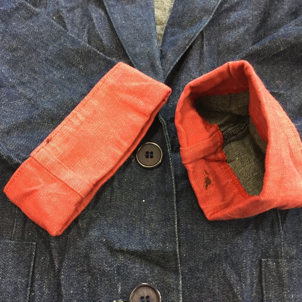 SUBURBAN PETITES ����ꥫ���� ��ǥ����� �ǥ˥ॸ�㥱�å� �ơ��顼�ɥ��㥱�å� ����̵�� L����/�֥롼 ��ĥܥ��� MADE IN USA Ȭʬµ ����� ͢����