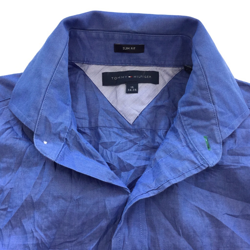 TOMMY HILFIGER �ȥߡ��ҥ�ե����� Ĺµ����� SLIM FIT ����̵�� 15(34-35)/�ġ��֥롼�� ����ꥫ͢�� USA ���ᥫ�� �֥��� Y����� ̵�� �ץ졼�� ���岷 �����奢��