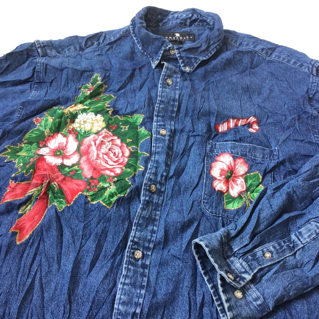 CONSENSUS ǥ˥ॷ 󥬥꡼ ̵  XXL/ǥ˥֥롼 Ĺµ ᥤ ꥹޥ X'mas USA  ᥫ ꥫľ͢   礭 ӥå С