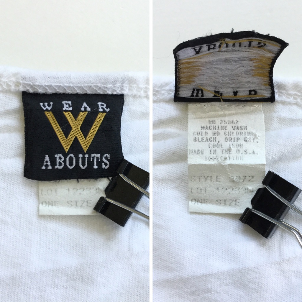 WEAR ABOUTS ꥫľ͢ ȾµT T ̵ ǥ ե꡼/򡦥ۥ磻 ˥å åȥ ӥåT MADE IN USA ᥫ ȥޡ ꥾ ӡ 岷 