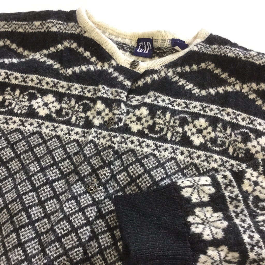 90's GAP ����å� �˥åȥ����ǥ����� �������� ����̵�� ��ǥ����� L/�֥�å�x���եۥ磻�� ���� �����Ԥ� �� ������ �������ɥå��� �֥��� ���岷 ����