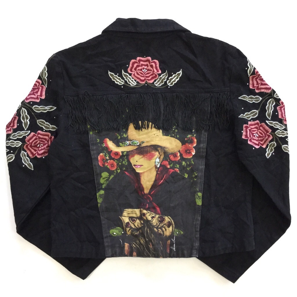アメリカ古着 COWGIRLS レディース デニムジャケット ジージャン M/ブラックデニム フリンジ 刺繍 バラ ビーズ Gジャン Doreman Burns カウガール ウエスタン 送料無料 USA 古着御 輸入品-SPEC.CO./><li><p>その他レディースアメリカ古着 COWGIRLS レディース デニムジャケット ジージャン M/ブラックデニム フリンジ 刺繍 バラ ビーズ Gジャン Doreman Burns カウガール ウエスタン 送料無料 USA 古着御 輸入品-SPEC.CO./></p><li><img src=