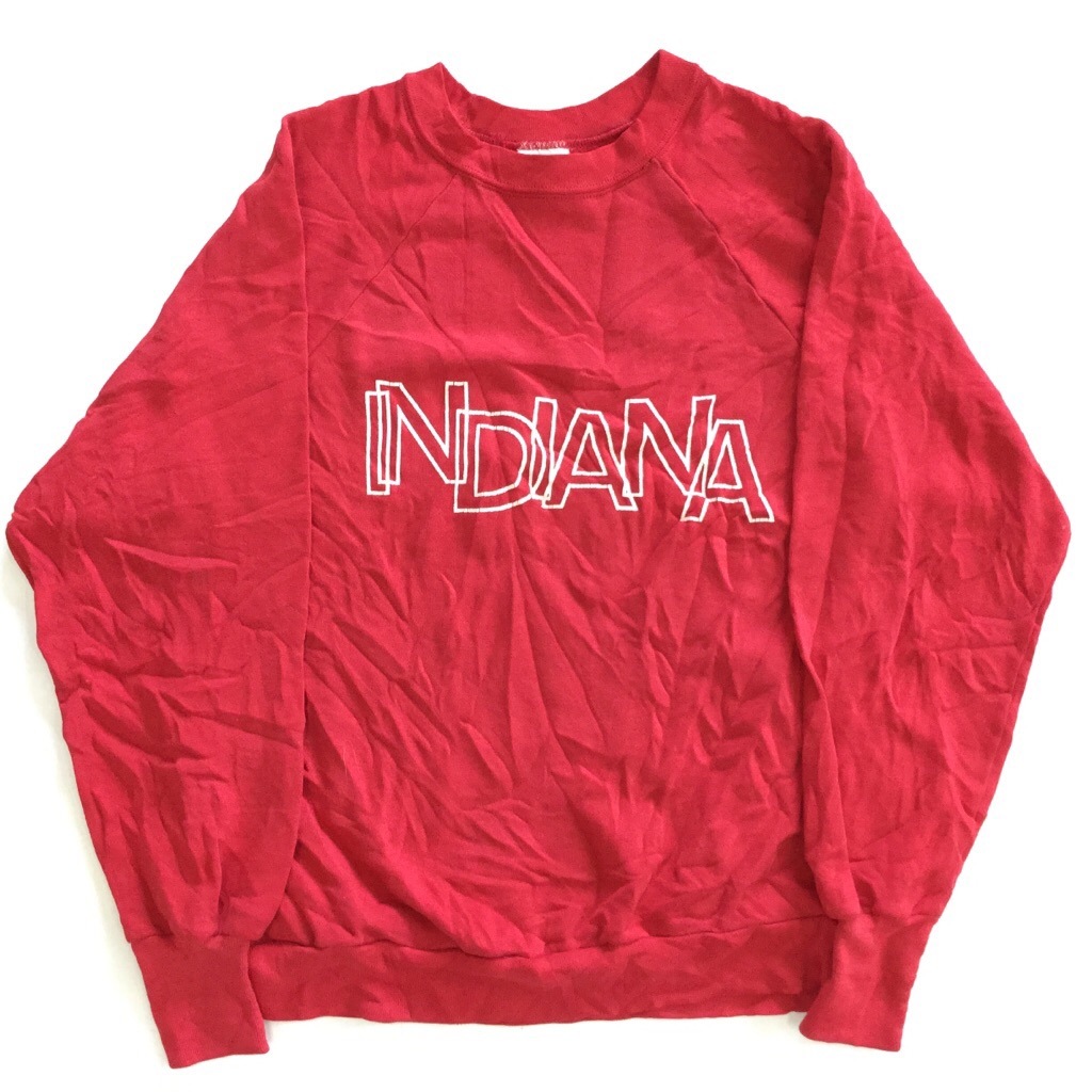 ����ꥫ���� INDIANA �ץ��� �������å� �ȥ졼�ʡ� ����̵�� ��� S-M/�֡���å� LOGO7 MADE IN USA ľ͢�� ����ǥ������ ���ᥫ�� �饰��� �����å� ������� ���岷 ���� ����