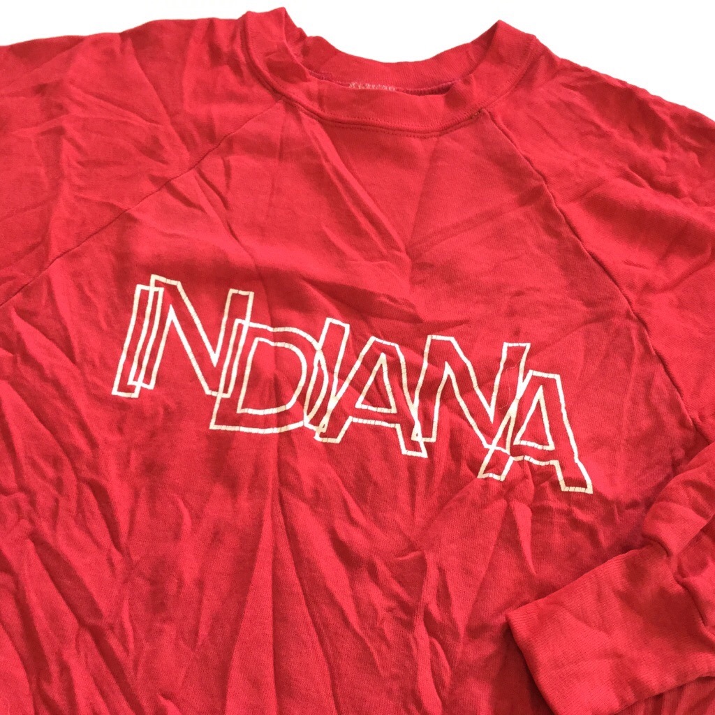 ����ꥫ���� INDIANA �ץ��� �������å� �ȥ졼�ʡ� ����̵�� ��� S-M/�֡���å� LOGO7 MADE IN USA ľ͢�� ����ǥ������ ���ᥫ�� �饰��� �����å� ������� ���岷 ���� ����