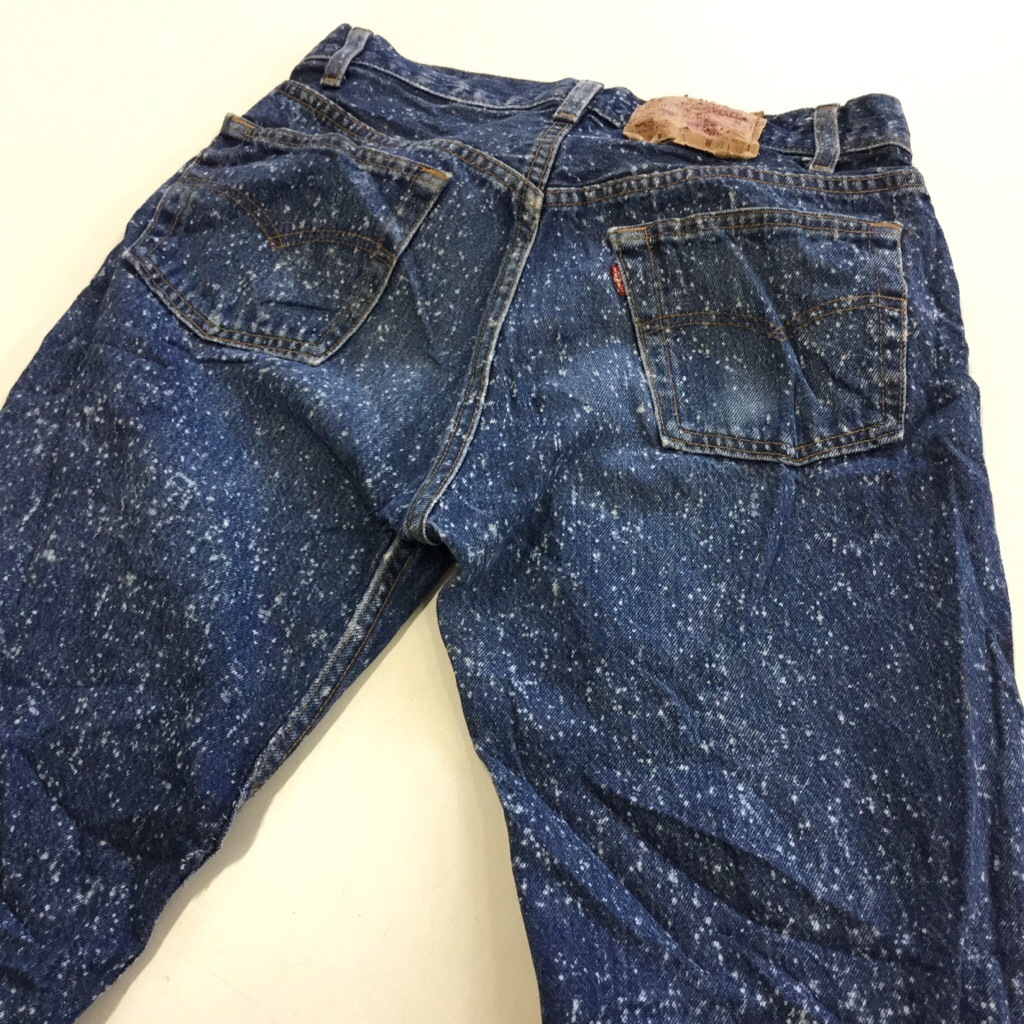 リーバイス シルバータブ 復刻 w30 ケミカルウォッシュ パンツ（obriy 