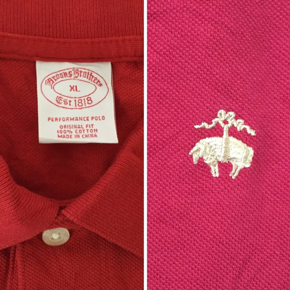 BROOKS BROTHERS �֥�å����֥饶���� ���ݥ���ȥ��� Ⱦµ�ݥ������ ������XL �ֿ� US����