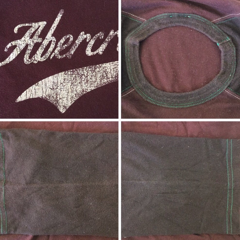 ABERCROMBIE&FITCH ȾµT����� ������M ���Х�����ӡ����ե��å� US���� ���� ����ץ�