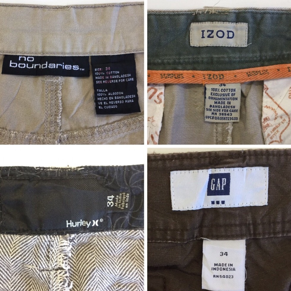 ����ꥫ���� ���硼�ȥѥ�� 10�ܥ��å� W34�ޤȤ� IZOD GAP �������ѥ�� �ϡ��եѥ�� �������� ʡ�� ����ꥫ͢�� ���� ���岷��