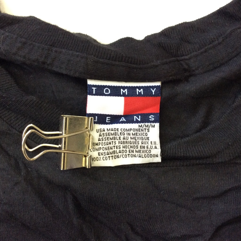 TOMMY JEANS 90's ȥߡҥե ӥå ȾµT ̵ M/ ꥫľ͢ ȥߡ ֥ USA TOMMY HILFIGER