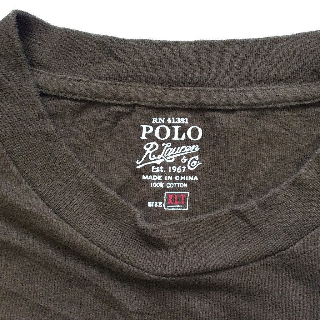 Polo by Ralph Lauren ݥ ե ӥå ȾµݥåT XLT/ ̵ ꥫľ͢ 礭 LL O XO ֥ ᥫ ԡ ǥ ɽ