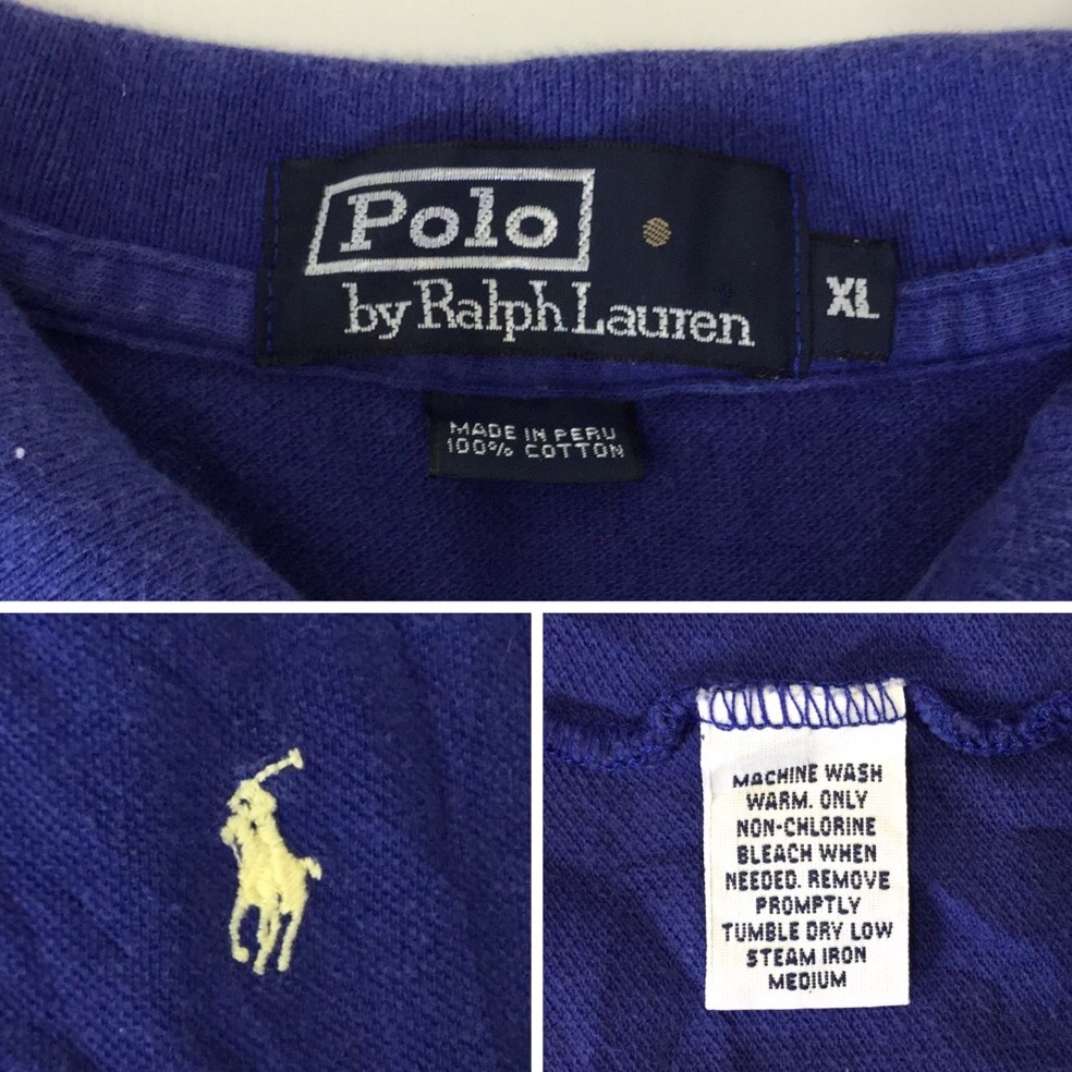 Polo by Ralph Lauren ݥ ե ꥫ͢ Ⱦµݥ XL/x λ 礭 ӥå ̵ ֥ ᥫ ꥫ ܥ