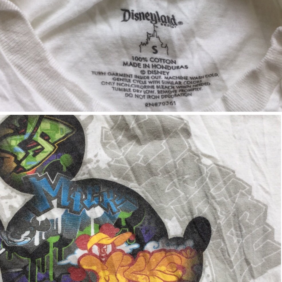 MICKEY �ߥå����ޥ��� ȾµT����� S/�� ����̵�� Disney �ǥ����ˡ� �����T USA����